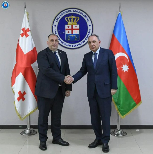 საქართველოს გენერალური პროკურორი აზერბაიჯანის გენერალურ პროკურორს შეხვდა